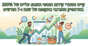 דניאל זריהן: קייס סטאדי של קידום אתר בתחום של תוספי תזונה